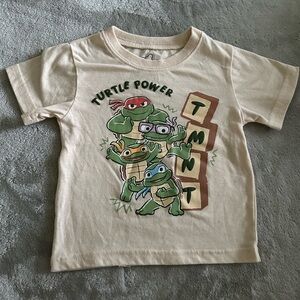 Nickelodeon TMNT Beige Kids T-Shirt